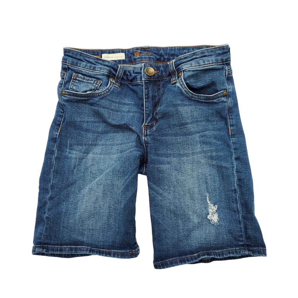 KUT From the Kloth Catherine Boyfriend Women's Distressed Denim Shorts Size 2